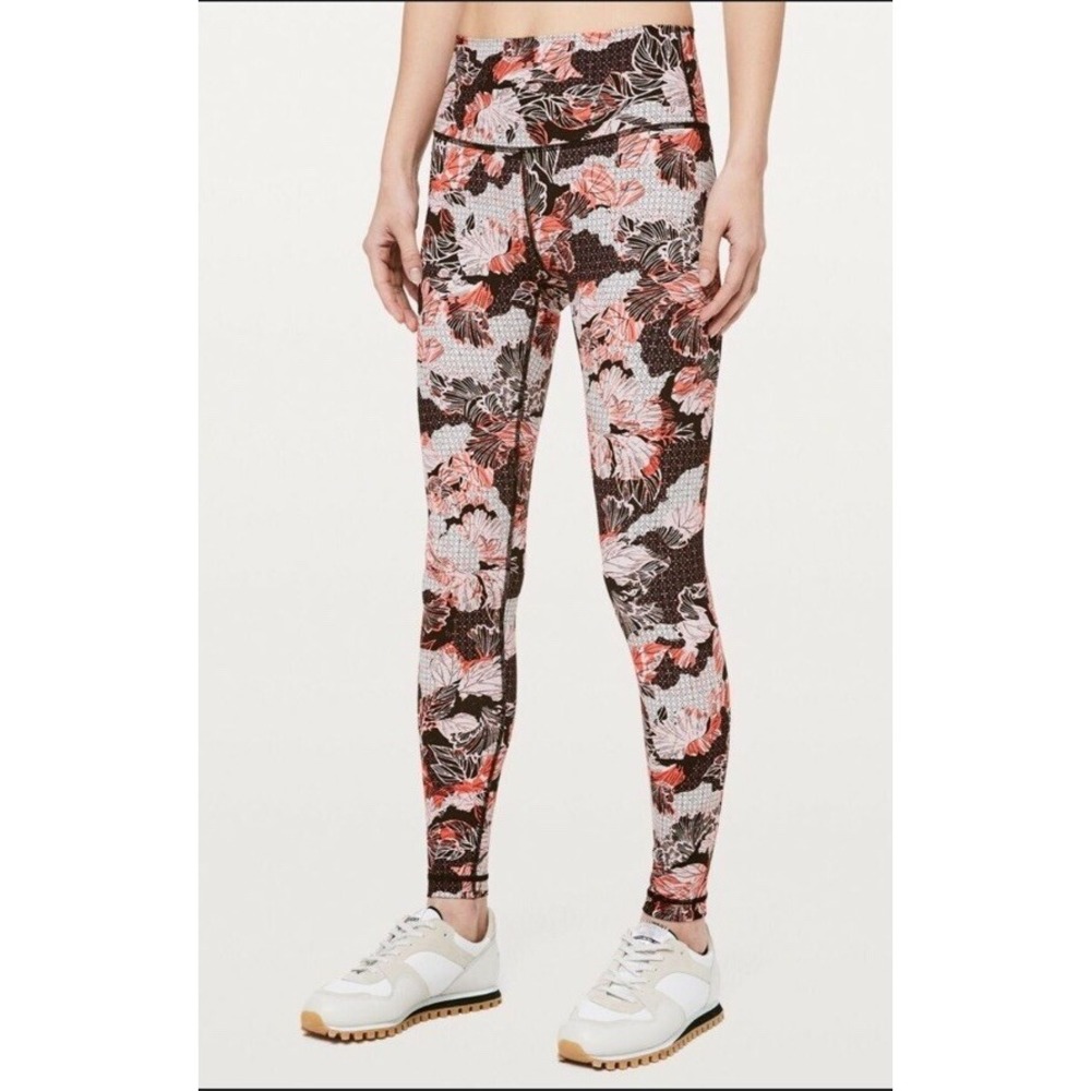 Lululemon Wunder Under Leggings Womens 6 Hi Rise Tight CNY Artisan Spring Multi